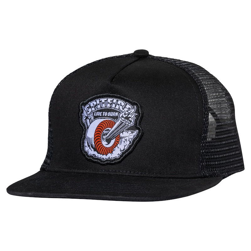 SPITFIRE　キャップ　"BURNOUT SNAPBACK CAP"　(Black / White / Red)