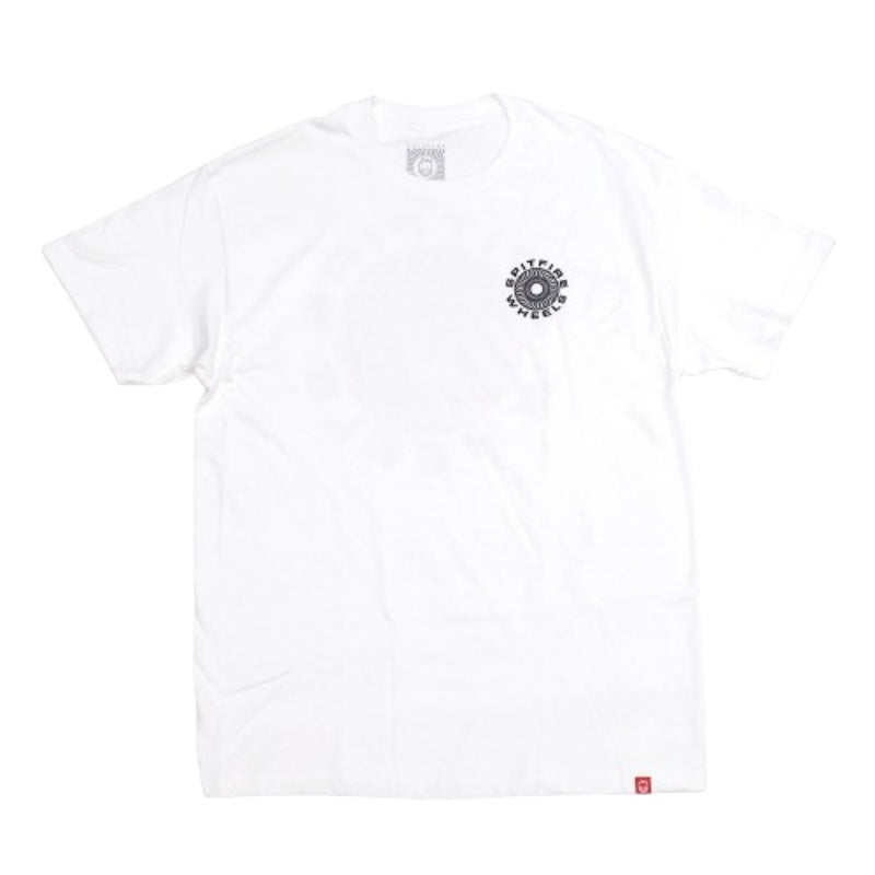 SPITFIRE　Tシャツ　"CLASSIC 87' SWIRL FILL TEE"　(White / Black / Red)