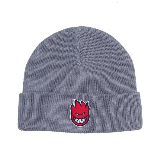 SPITFIRE　ビーニー　"BIGHEAD FILL CUFF BEANIE"　(Gray / Red)