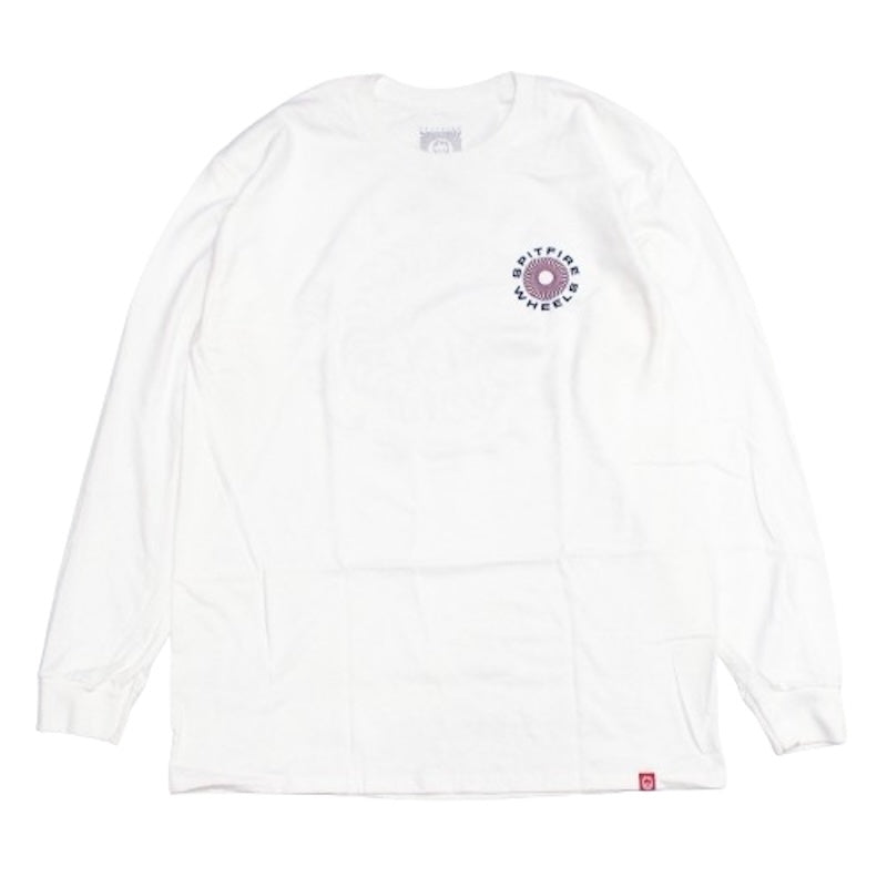 SPITFIRE　L/STシャツ　"CLASSIC 87’ SWIRL FADE FILL L/S TEE"　(White)