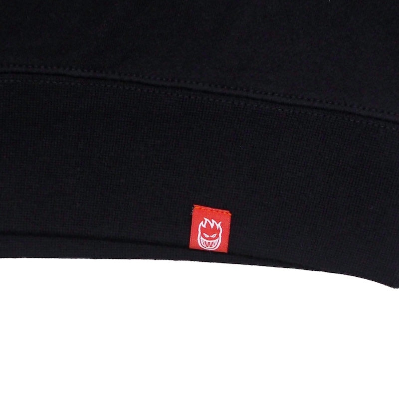 SPITFIRE　クルースウェット　"INFERNO SLEEVE CREWNECK SWEAT"　(Black)