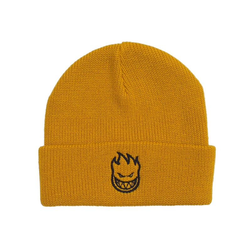 SPITFIRE　ビーニー　"BIGHEAD CUFF BEANIE"　(Mustard / Black)
