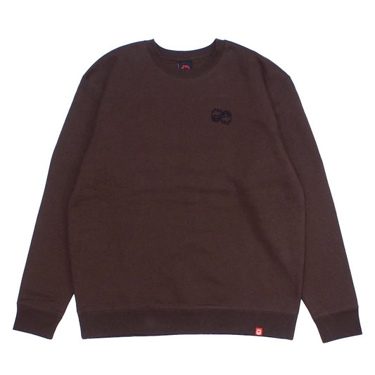 SPITFIRE　クルースウェット　"LIL ETERNAL EMB CREWNECK SWEAT"　(Brown / Black)