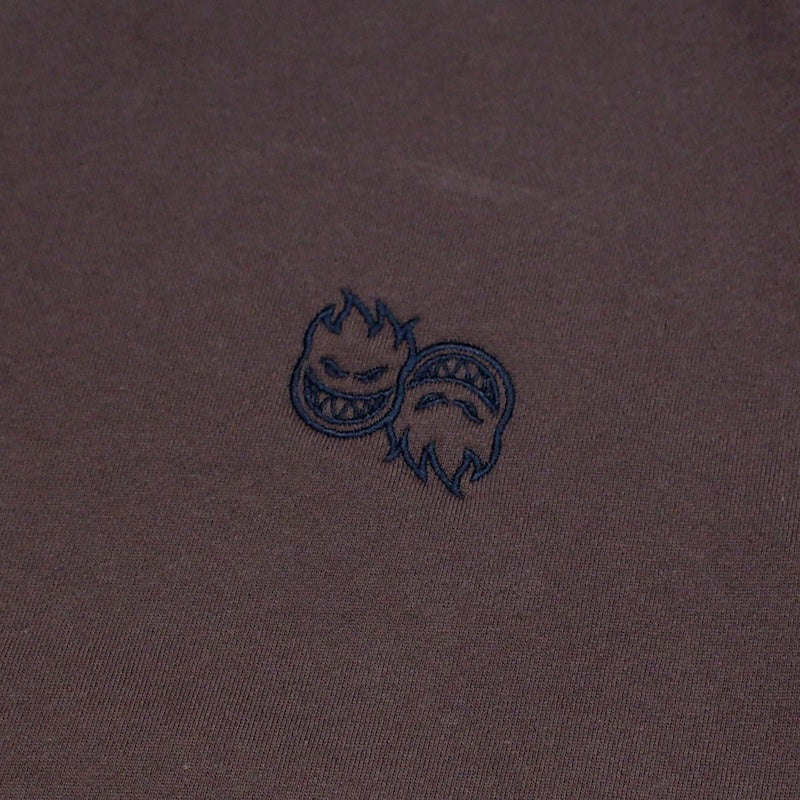 SPITFIRE クルースウェット LIL ETERNAL EMB SWEAT ブラウン 刺繍