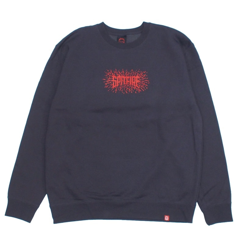 SPITFIRE　クルースウェット　"SPLAT CREWNECK SWEAT"　(Asphalt)