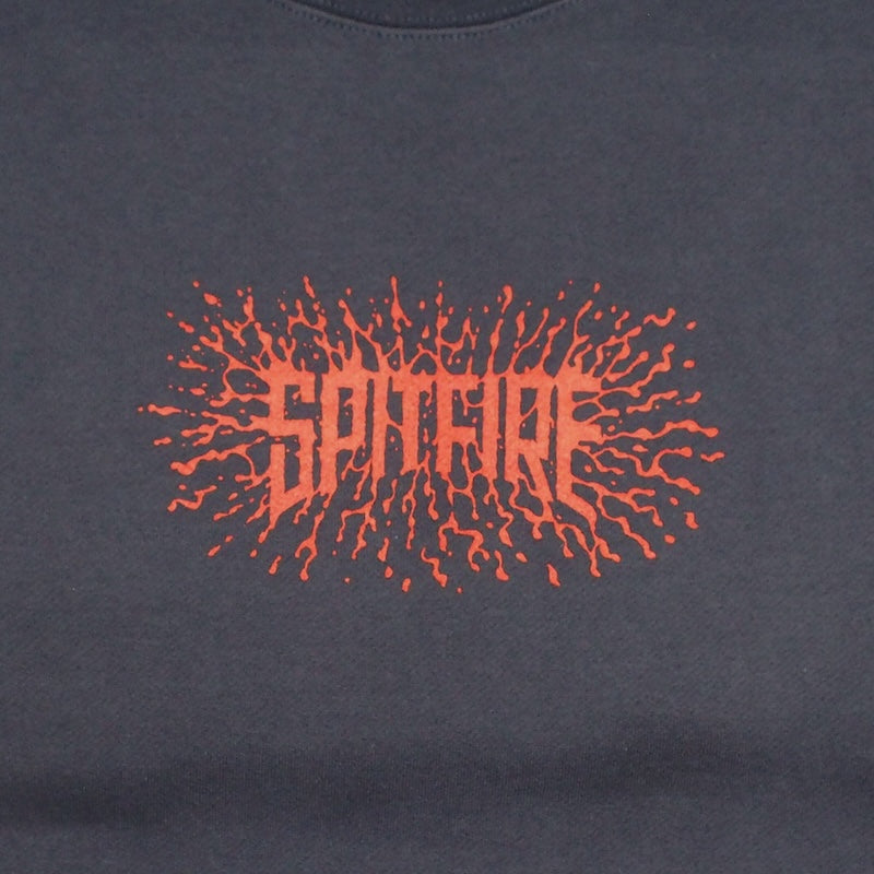 SPITFIRE　クルースウェット　"SPLAT CREWNECK SWEAT"　(Asphalt)