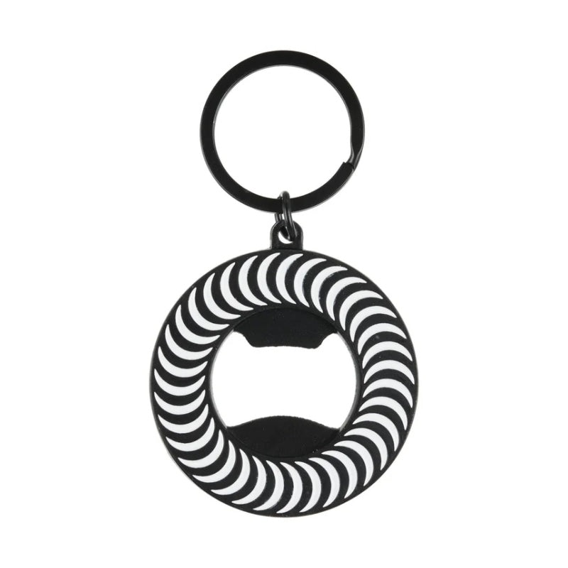 SPITFIRE キーホルダー CLASSIC SWIRL BOTTLE OPENER KEYCHAIN ブラック 商品画像 正面