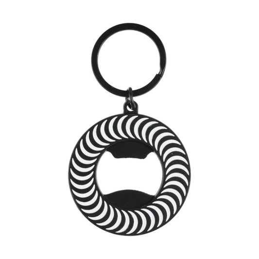 SPITFIRE キーホルダー CLASSIC SWIRL BOTTLE OPENER KEYCHAIN ブラック 商品画像 正面