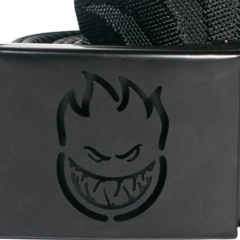 SPITFIRE ベルト BIGHEAD CUT OUT CRESCENT JACQUARD WEB BELT ブラック 商品画像 クローズアップ