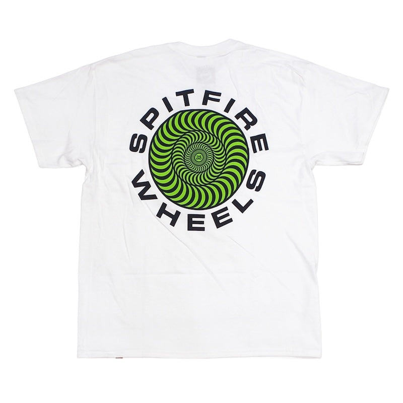 SPITFIRE Tシャツ CLASSIC 87' SWIRL FILL POCKET TEE ホワイト 商品画像 背面