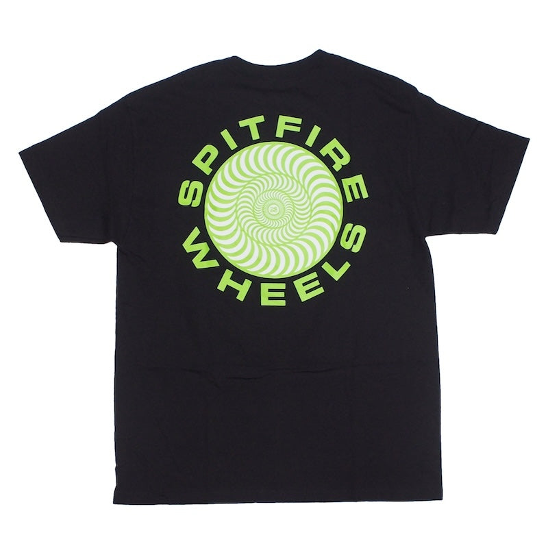 SPITFIRE Tシャツ CLASSIC 87' SWIRL FILL TEE ブラック 商品画像 背面