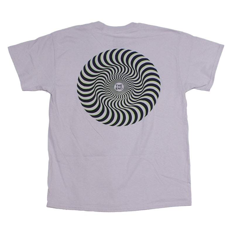 SPITFIRE Tシャツ CLASSIC SWIRL OVERLAY TEE グレー 商品画像 背面