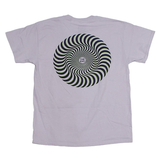 SPITFIRE Tシャツ CLASSIC SWIRL OVERLAY TEE グレー 商品画像 背面