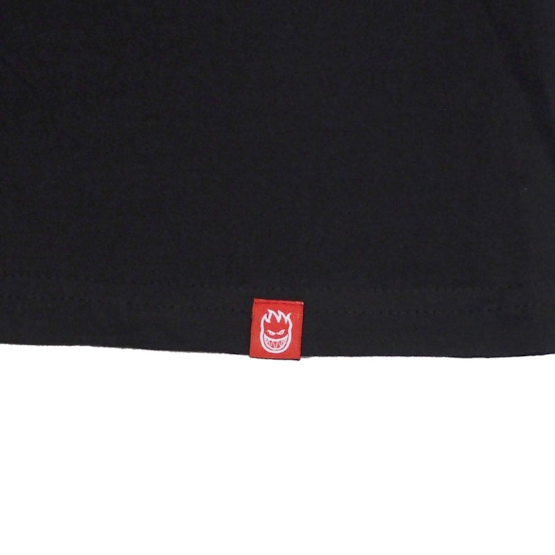 SPITFIRE Tシャツ BASIC PENTAGRAM DRIP TEE ブラック 商品画像 裾