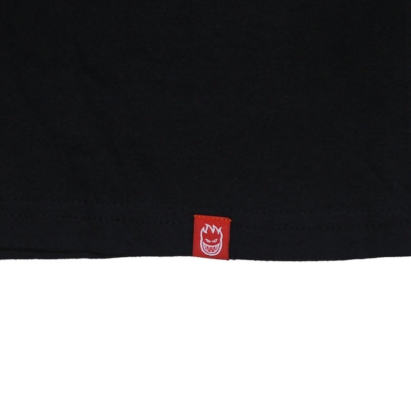 SPITFIRE Tシャツ DEMON TEE ブラック 商品画像 裾