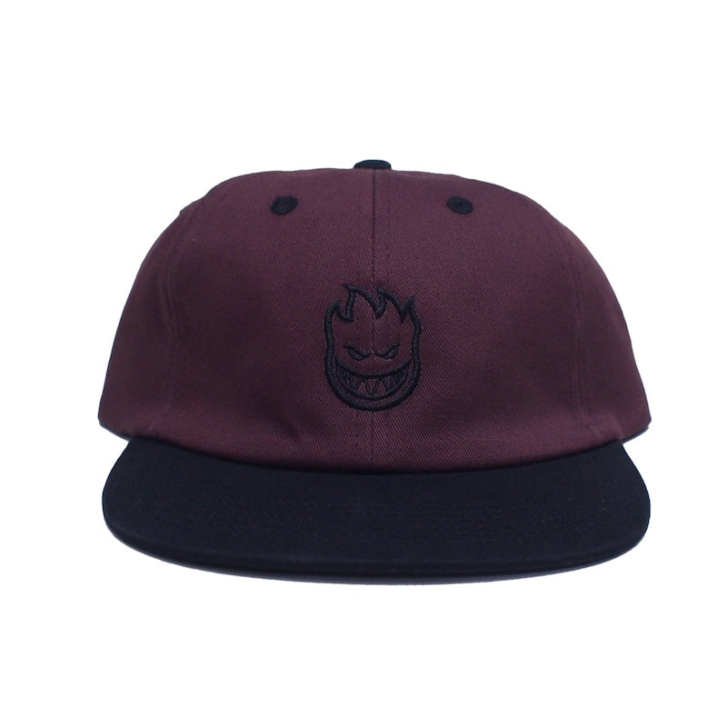 SPITFIRE キャップ LIL BIGHEAD STRAPBACK CAP (Burgundy / Black) 商品画像 正面