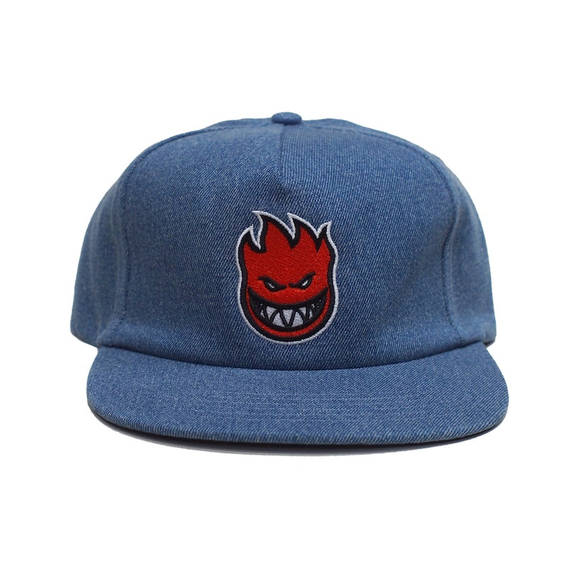 SPITFIRE キャップ BIGHEAD FILL SNAPBACK CAP デニム 商品画像 正面