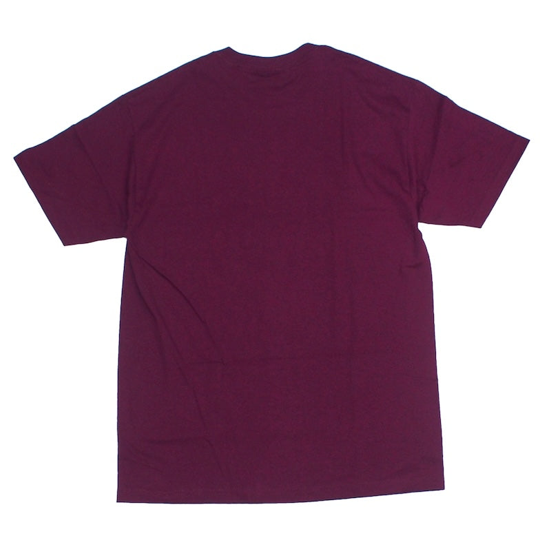 SPITFIRE Tシャツ OLD E DROP BIGHEAD TEE バーガンディー 商品画像 背面