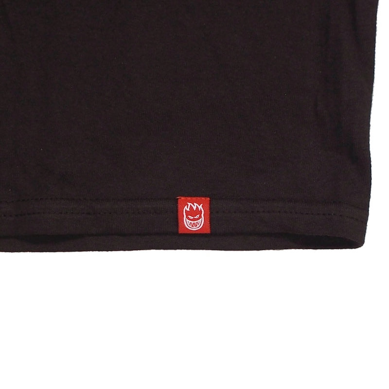 SPITFIRE Tシャツ GAS MASK TEE ダークチョコレート 商品画像 裾