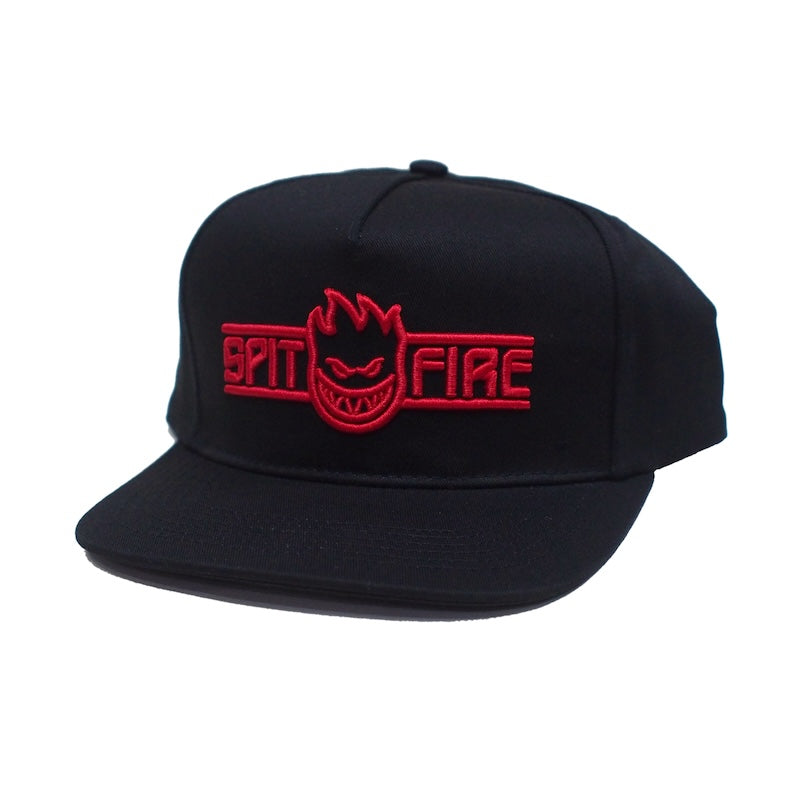 SPITFIRE キャップ LTB ARCH BIGHEAD SCRIPT SNAPBACK CAP ブラック 商品画像 斜め