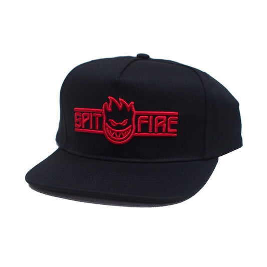SPITFIRE キャップ LTB ARCH BIGHEAD SCRIPT SNAPBACK CAP ブラック 商品画像 斜め