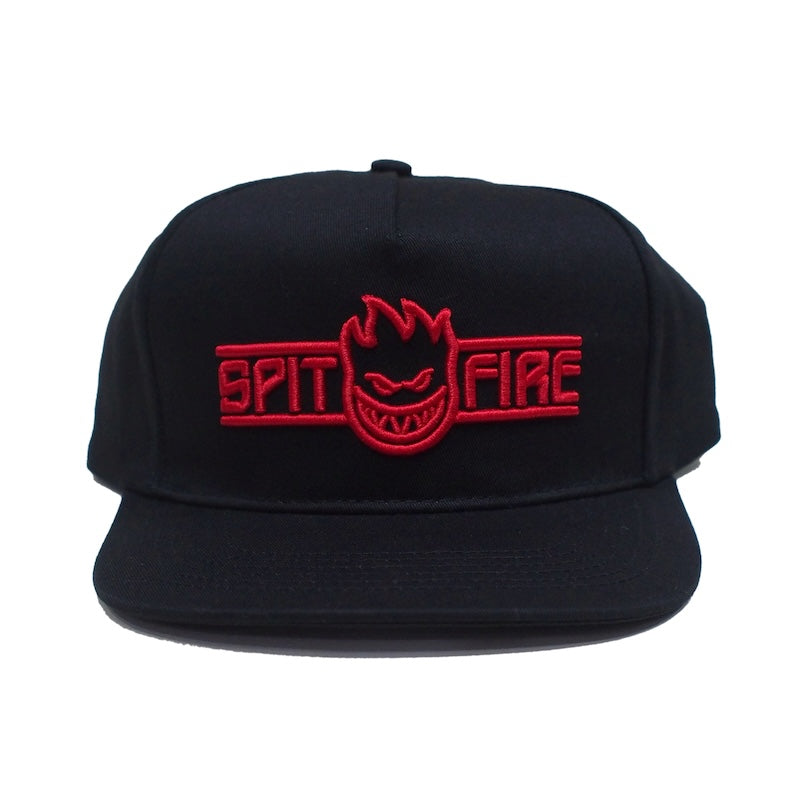 SPITFIRE キャップ LTB ARCH BIGHEAD SCRIPT SNAPBACK CAP ブラック 商品画像 正面