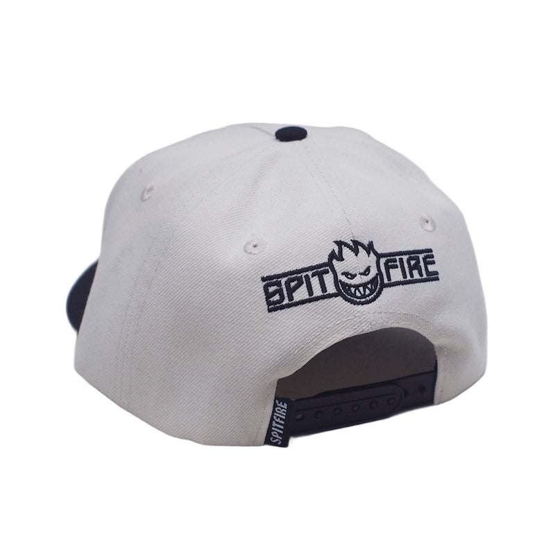 SPITFIRE キャップ LTB ARCH SNAPBACK CAP オフホワイト/ブラック 商品画像 背面