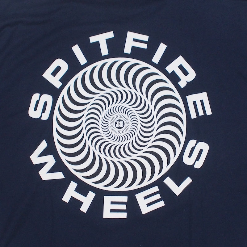 SPITFIRE L/STシャツ CLASSIC 87’ SWIRL FILL L/S TEE ネイビー 商品画像 バックプリント