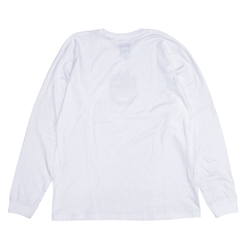 SPITFIRE L/STシャツ BIGHEAD MID FILL L/S TEE ホワイト 商品画像 背面