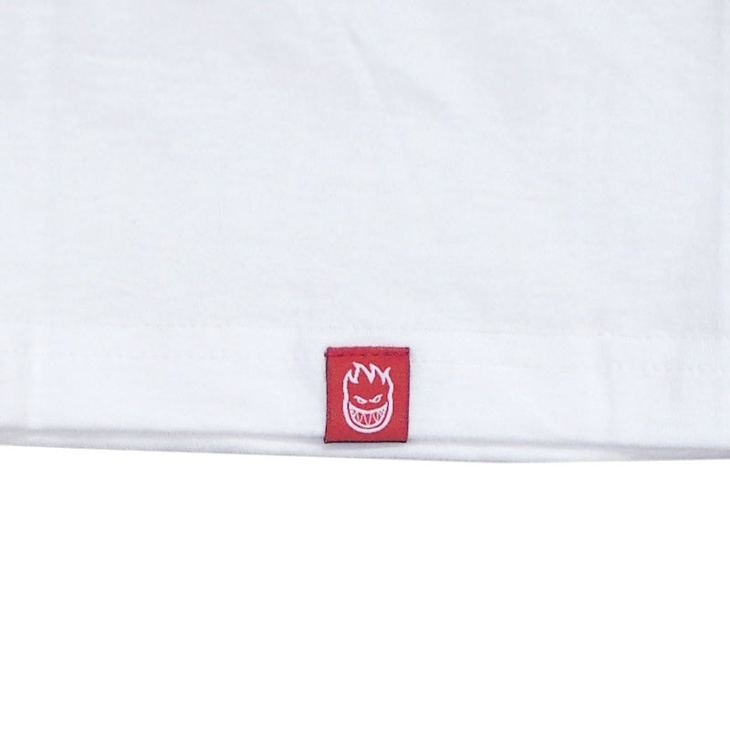 SPITFIRE L/STシャツ BIGHEAD MID FILL L/S TEE ホワイト 商品画像 ピスネーム