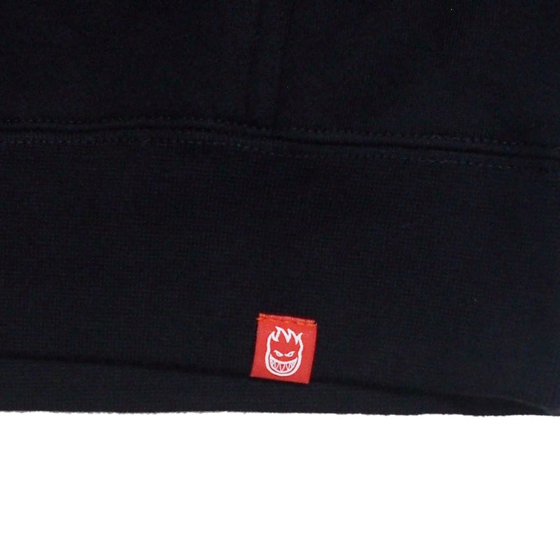SPITFIRE パーカー LTB ARCH PULLOVER HOODIE (Black / Red) 商品画像 ピスネーム