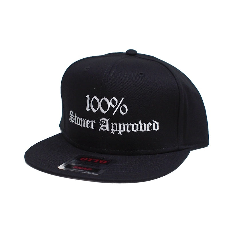 SRH　キャップ　"100% STONER APPROVED SNAPBACK CAP"　(Black)