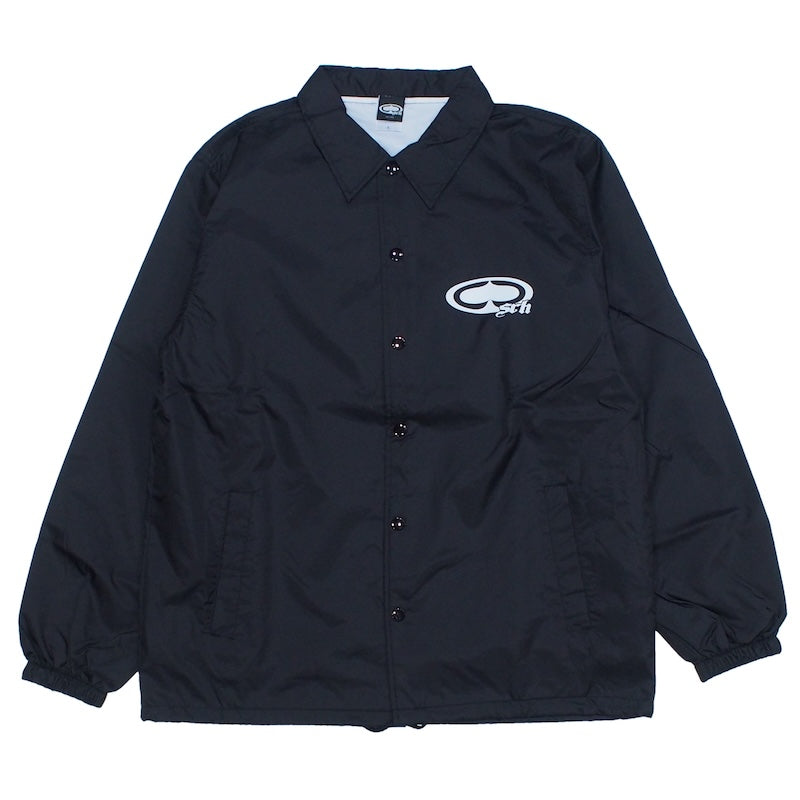 SRH　コーチジャケット　"NEW SPADE LOGO COACH JACKET"　(Black)
