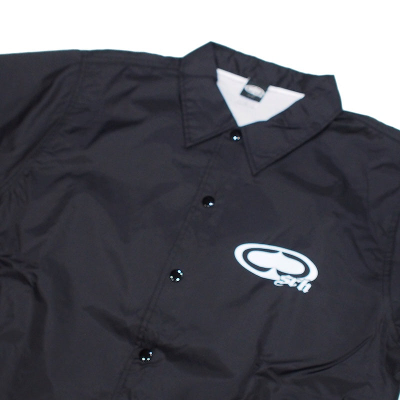 SRH　コーチジャケット　"NEW SPADE LOGO COACH JACKET"　(Black)