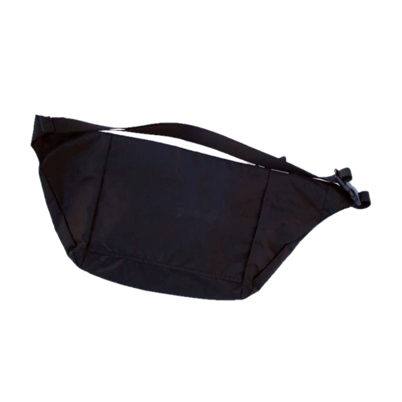 SKULL SKATES ナイロンショルダーバッグ ブラック/ ホワイト 背面