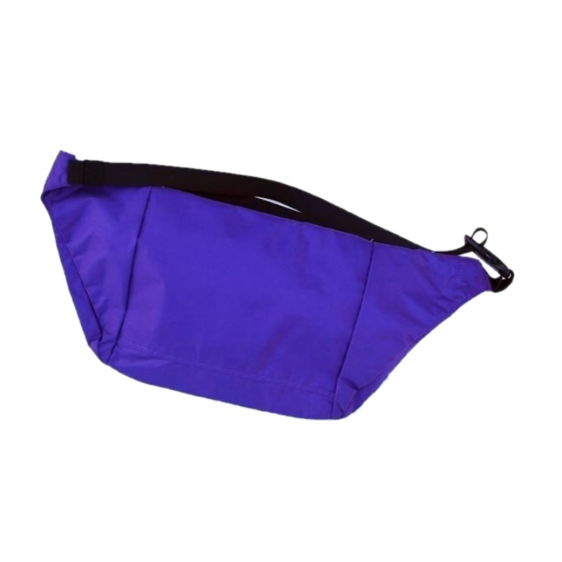 SKULL SKATES ナイロンショルダーバッグ パープル/ ホワイト 背面