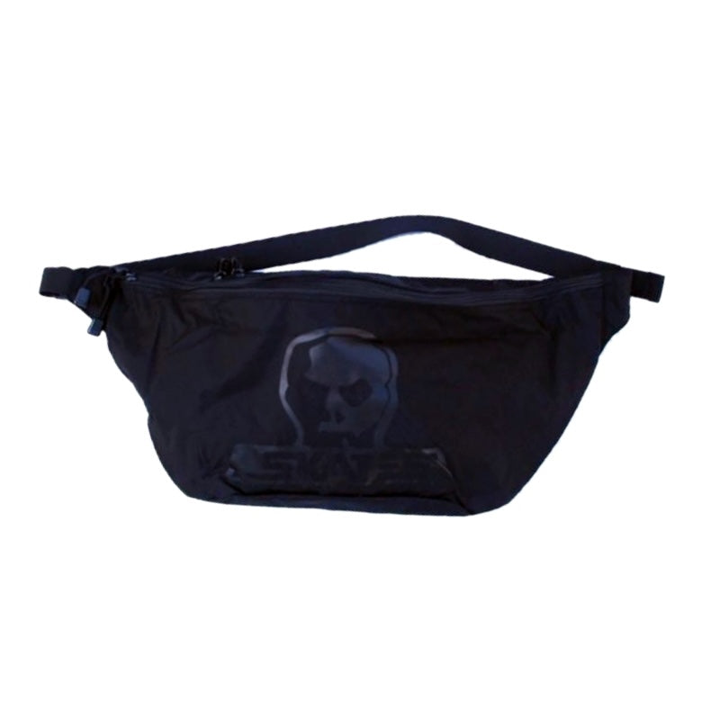 SKULL SKATES ナイロンショルダーバッグ ブラック/ ブラック 正面