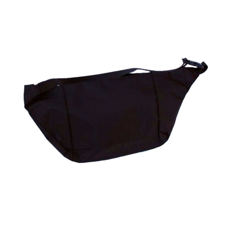 SKULL SKATES ナイロン ショルダーバッグ ブラック/ ホワイト