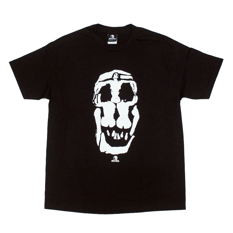 SKULL SKATES "LADY SKULL Tシャツ" ブラック 商品画像 正面
