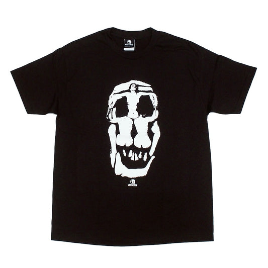 SKULL SKATES "LADY SKULL Tシャツ" ブラック 商品画像 正面