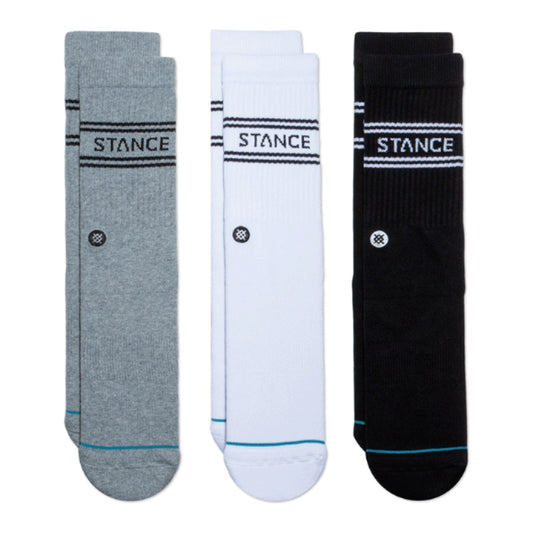 STANCE　ソックス　"BASIC 3 PACK CREW"　(Multi)