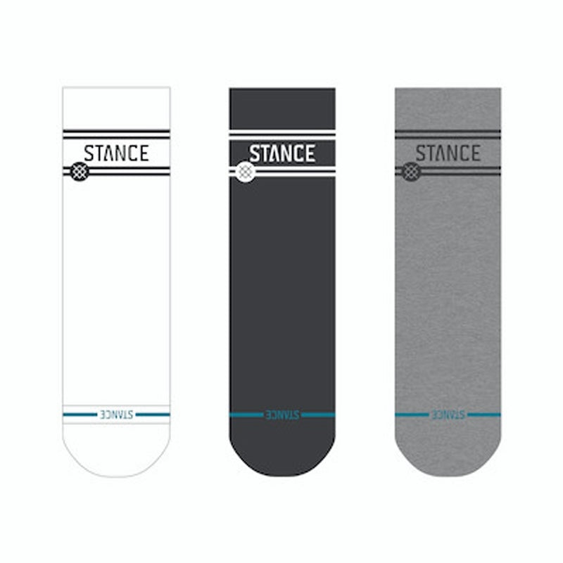 STANCE　ソックス　"BASIC QUARTER 3 PACK"　(Multi)