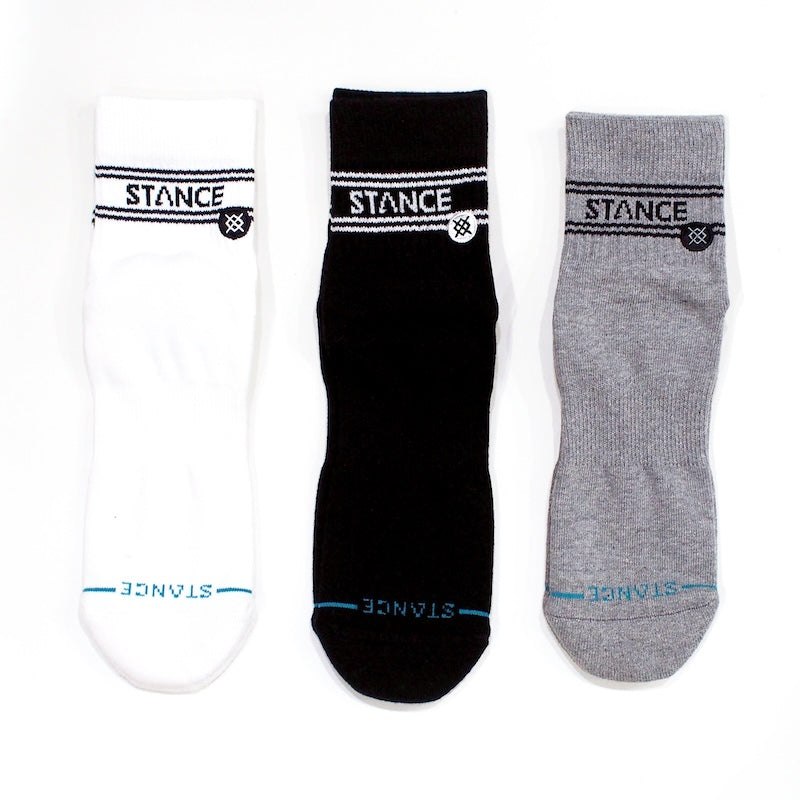 STANCE　ソックス　"BASIC QUARTER 3 PACK"　(Multi)