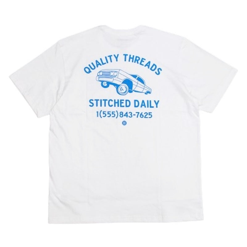 STANCE Tシャツ QUALITY THREADAS TEE ホワイト 背面