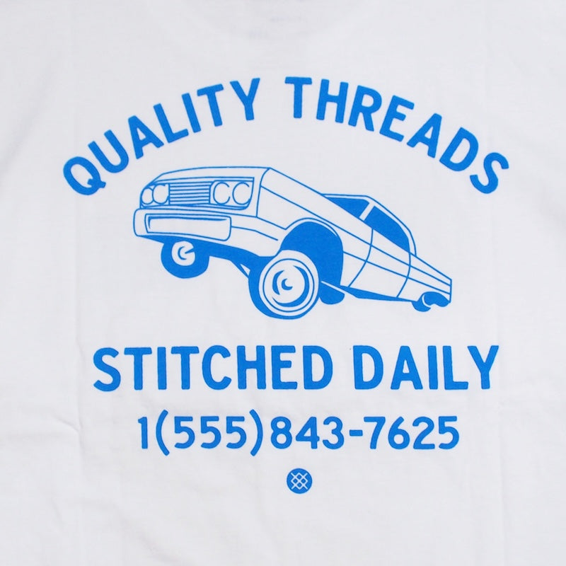 STANCE Tシャツ QUALITY THREADAS TEE ホワイト 背面 グラフィック