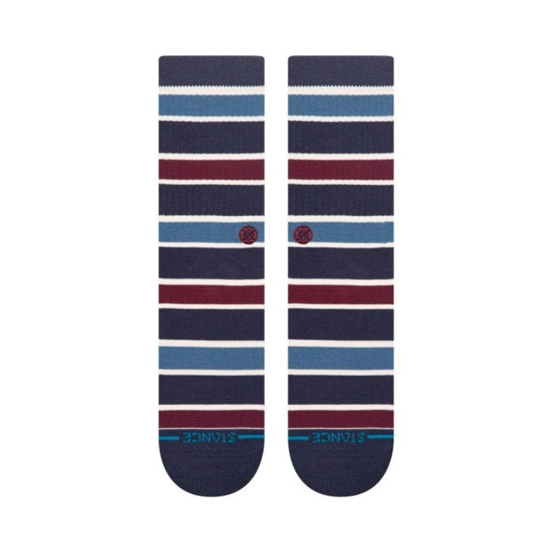 STANCE SOCKS ソックス DEVON CREW ネイビー 表