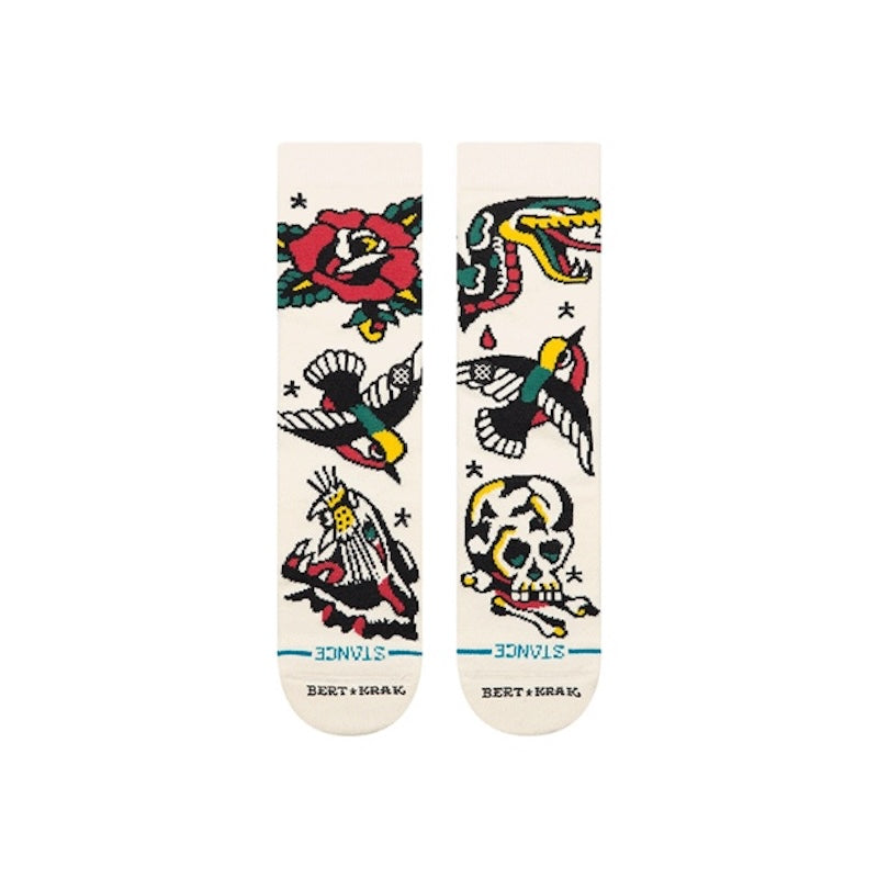 STANCE SOCKS ソックス FLASH CREW キャンバス 表