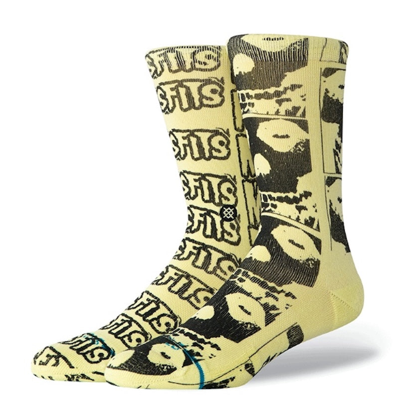 STANCE x MISFITS コラボソックス COLLECTION CREW メロン