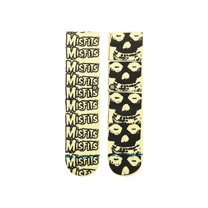 STANCE x MISFITS コラボソックス COLLECTION CREW メロン 表