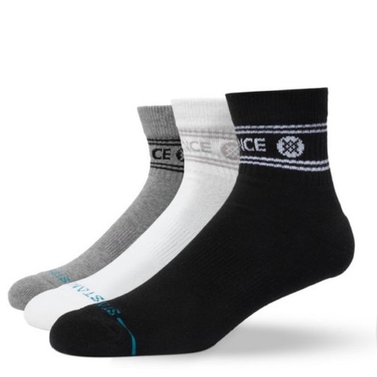 STANCE　ソックス　"VITAL QUARTER 3 PACK"　(Multi)